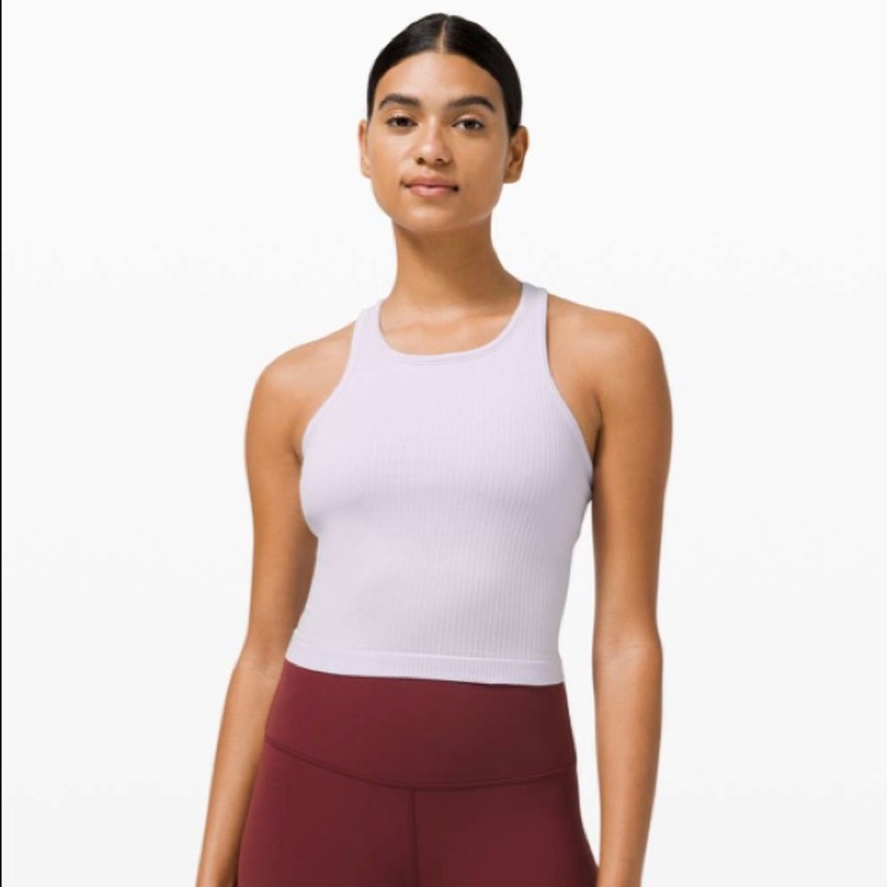 LULU EBB TO STREET CROPPED TANK